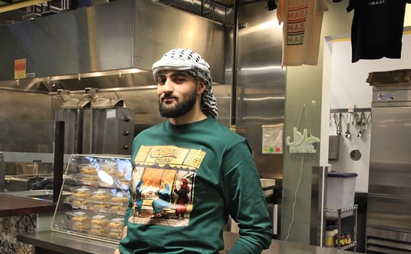 Amjed Abdeljabbar is one half of the nephew and uncle team bringing Palestinian food to the City Foundry.