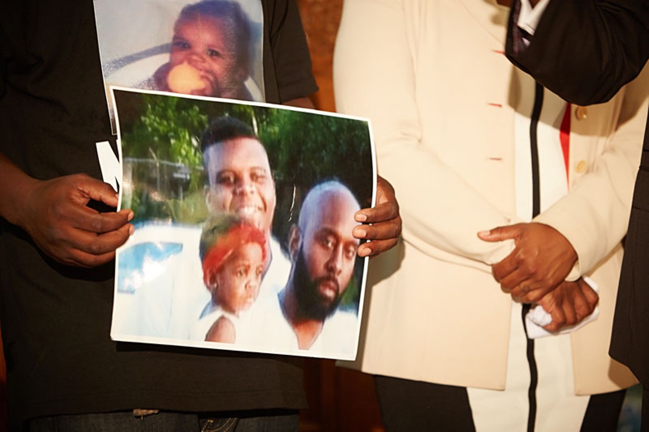 "If you have any information please, please give it to us," said Michael Brown Sr. "We want everything. We want this done. We want to do this right. I don't want no violence -- we don't want no violence." Read "Michael Brown Family: We 'Reject' Ferguson Police Version of Teen's Death."