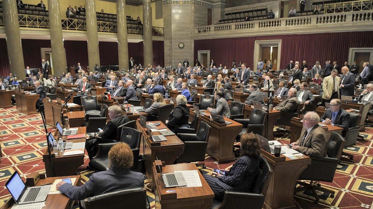 The Missouri House chamber during debate on March 12, 2023