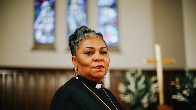 Reverend Traci Blackmon of the United Church of Christ is one of 13 plaintiffs on a suit filed against Missouri's strict abortion ban today.