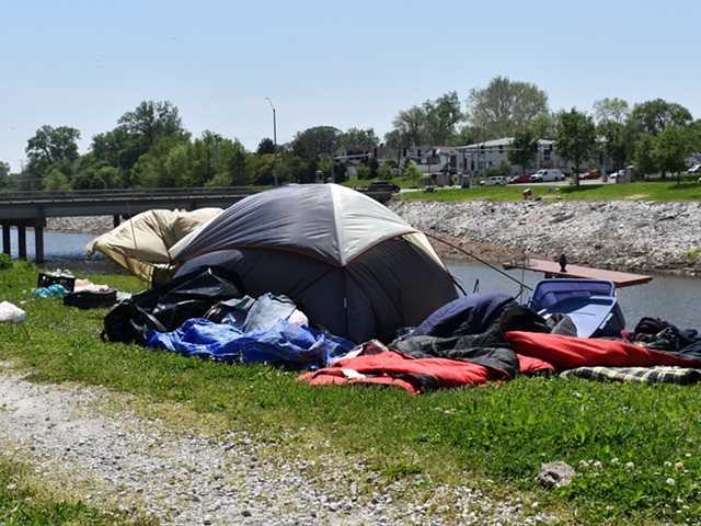 New homelessness law makes it a Class C misdemeanor to illegally camp on state-owned land.