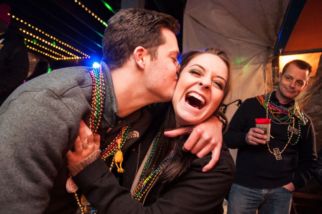 Party at Molly's in Soulard for Mardi Gras St. Louis 2018
