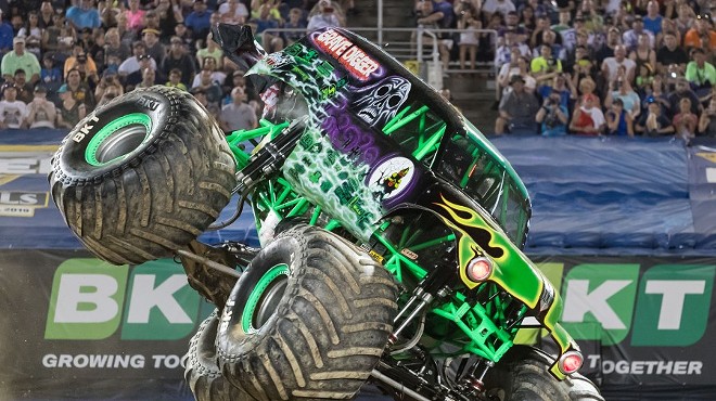 Grave Digger is just one of twelve trucks headed to town in January.