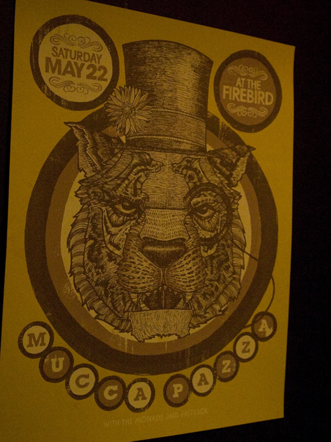 A Mucca Pazza poster for the show