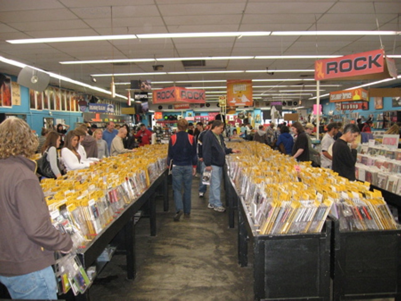 A packed Vintage Vinyl marked the celebration of the 1st Annual Record Store day.
