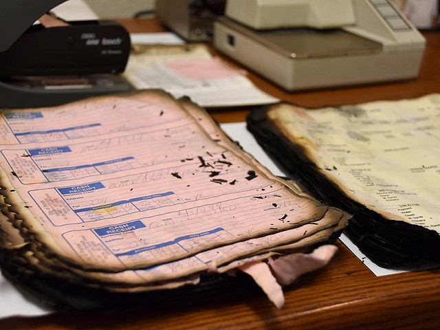 Parma officials have tried to salvage paper records from the City Hall fire