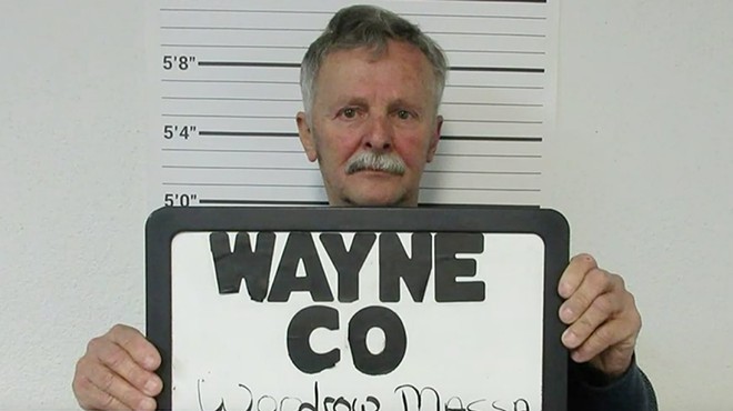 Wayne County booking photo of former police officer Woodrow Massa.
