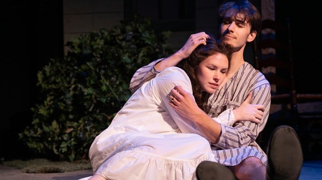 Bryn McLaughlin as Leah and Dustin Lane Petrillo as Haskell in The Immigrant.