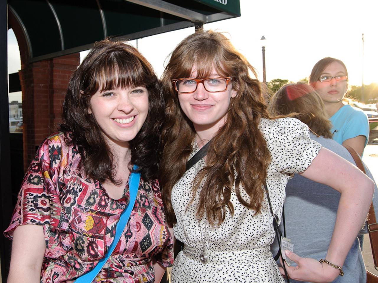 Linzy and Hannah drove four and a half hours (from Memphis, Tennessee) to see OK Go. Their arrival time in line? 1:30 pm.
