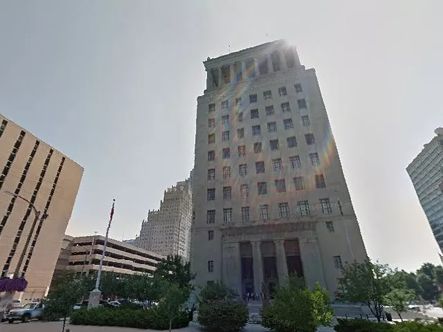 The Civil Courts building downtown.