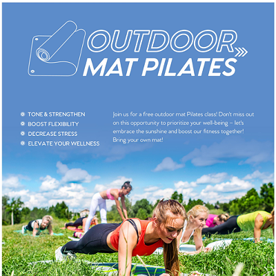 Outdoor Mat Pilates Class