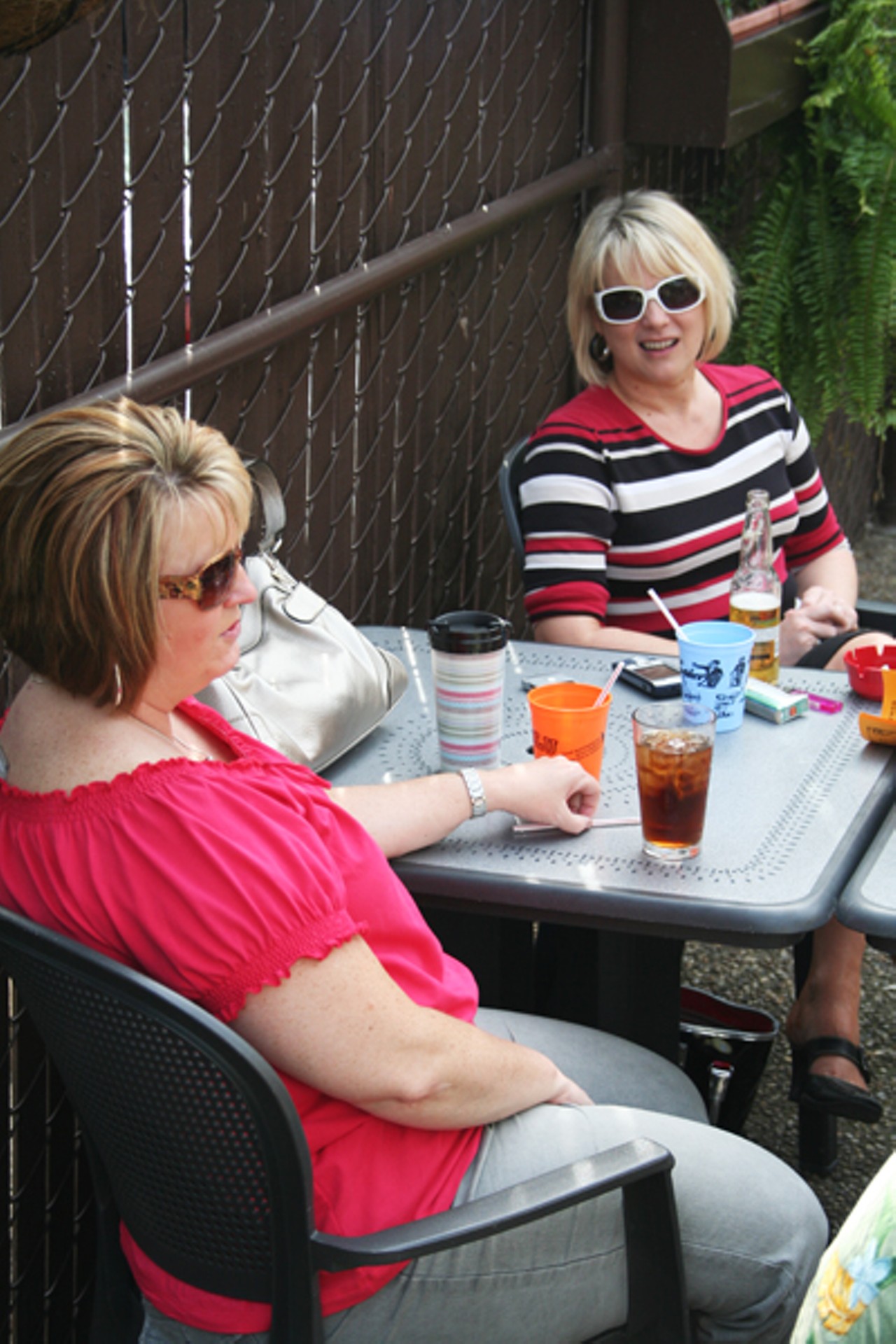 The weather was perfect to enjoy a drink on Humphrey&rsquo;s patio, enjoy it while you can ladies!