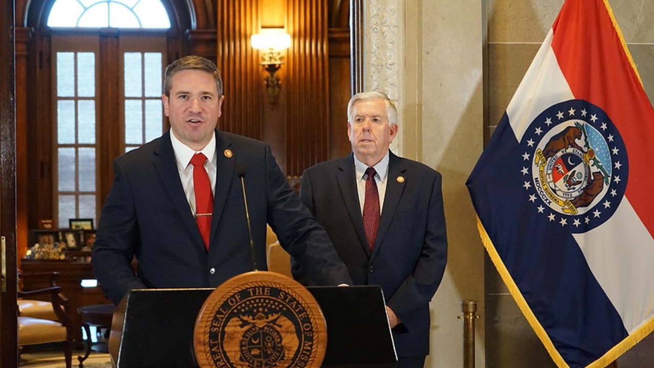 Missouri Attorney General Andrew Bailey, who was appointed by Governor Mike Parson, is seeking to represent three state senators accused of defamation. But Parson is trying to block that plan.