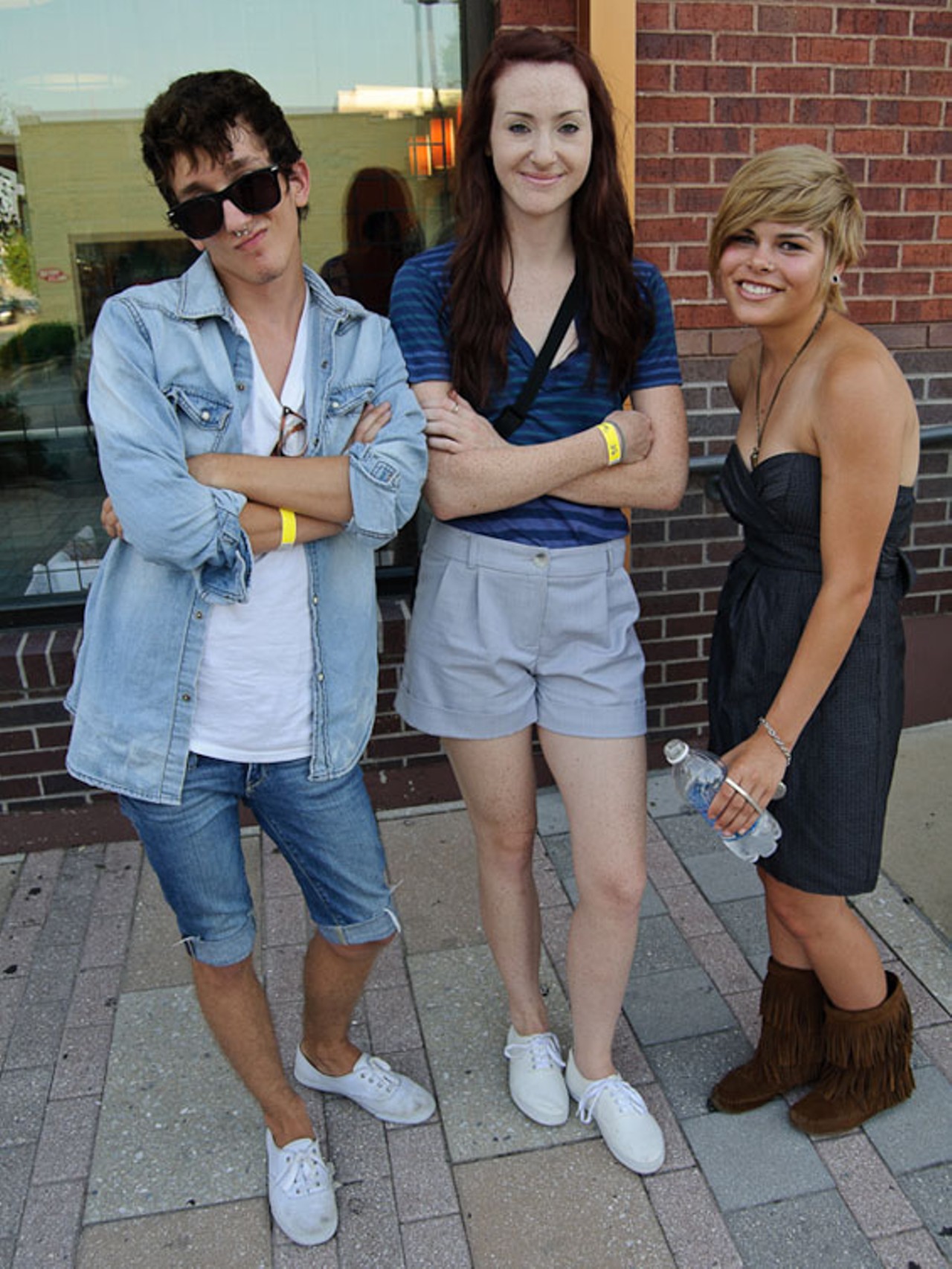 Alex Abbot, Lauren McCaskell, and Erika Carrico were in line at 5:30 - and drove in from Washington.