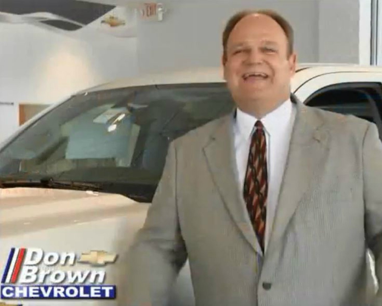 Don Brown, car dealer
"At the entrance to the hill."
Photo credit: screengrab from YouTube