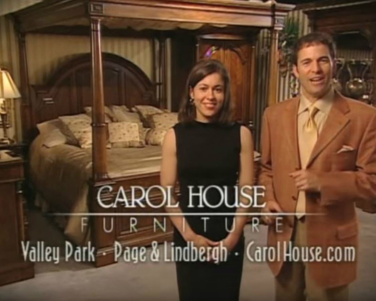 Brook and Amy Dubman of Carol House Furniture
"Because you like nice things."
Photo credit: screengrab from YouTube