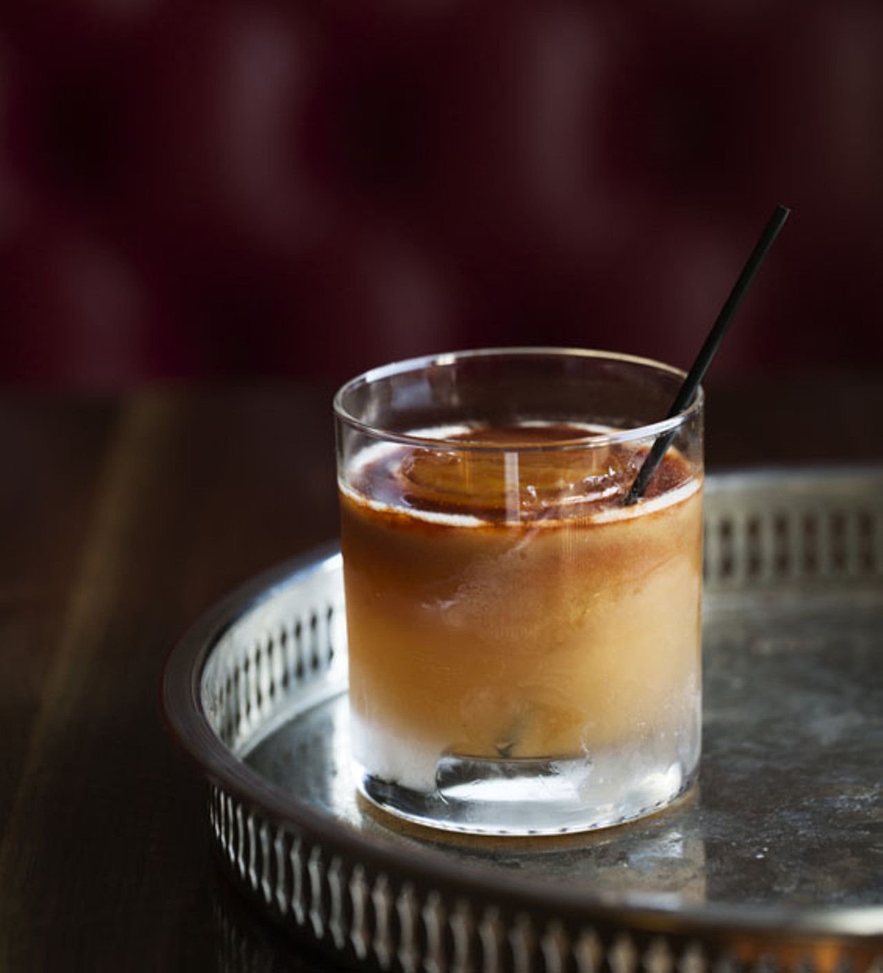 The "Get Behind the Mule," made with El Dorado Dark Rum, L'Orangerie, house ginger cordial and Angostura Bitters.