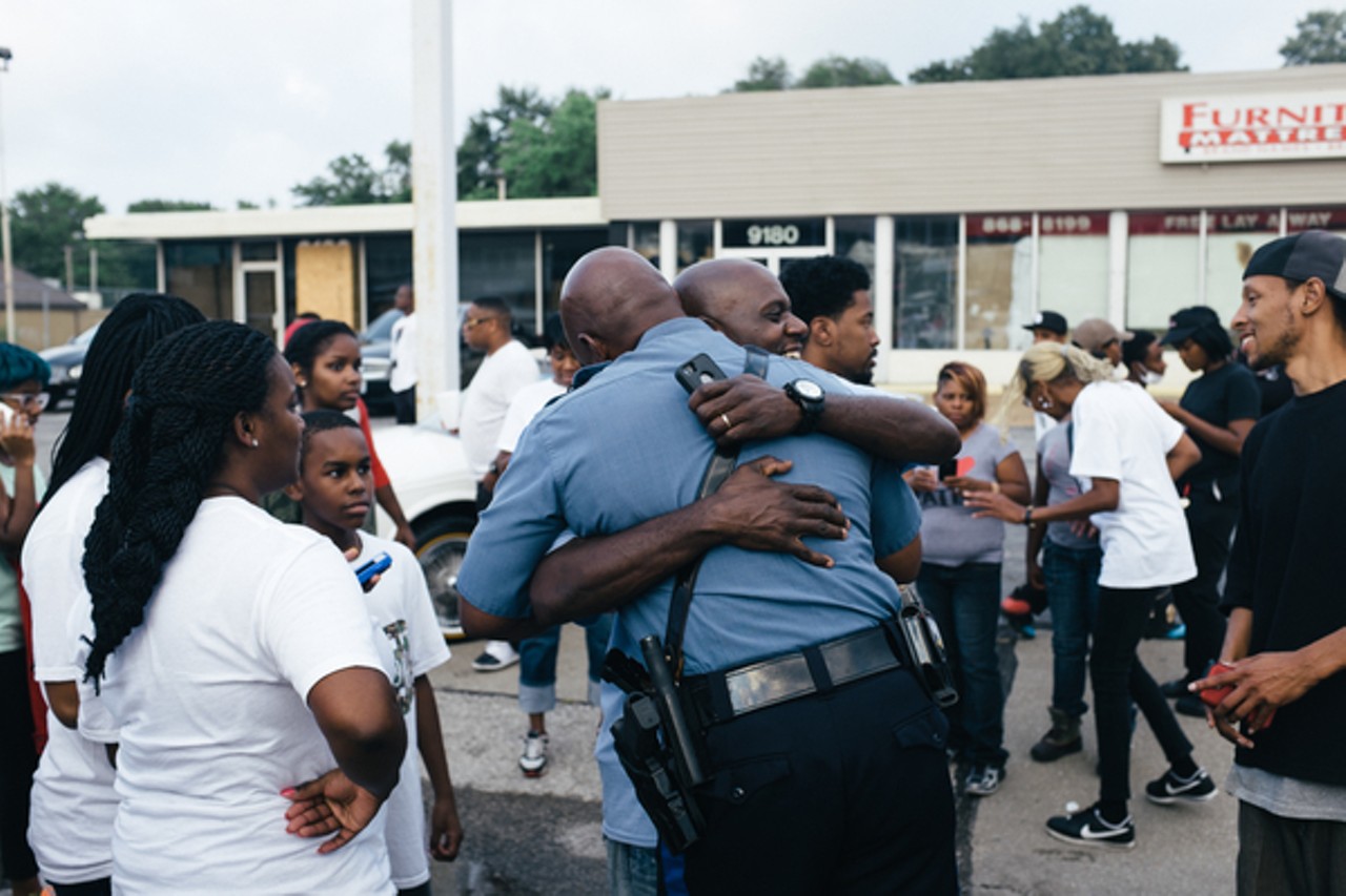 Potluck Gives Way to Chaos in Ferguson