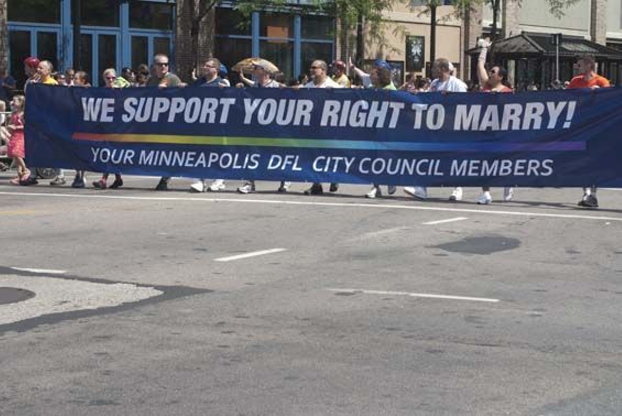Support for marriage equality in Minneapolis, Minnesota.