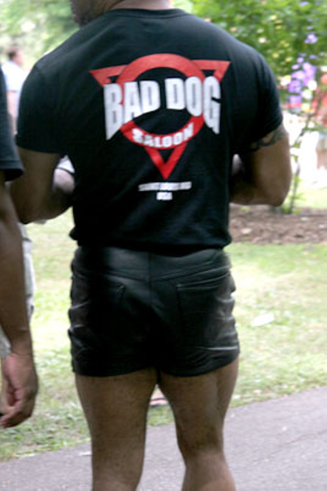 It wouldn't be Pride without some tight leather shorts.