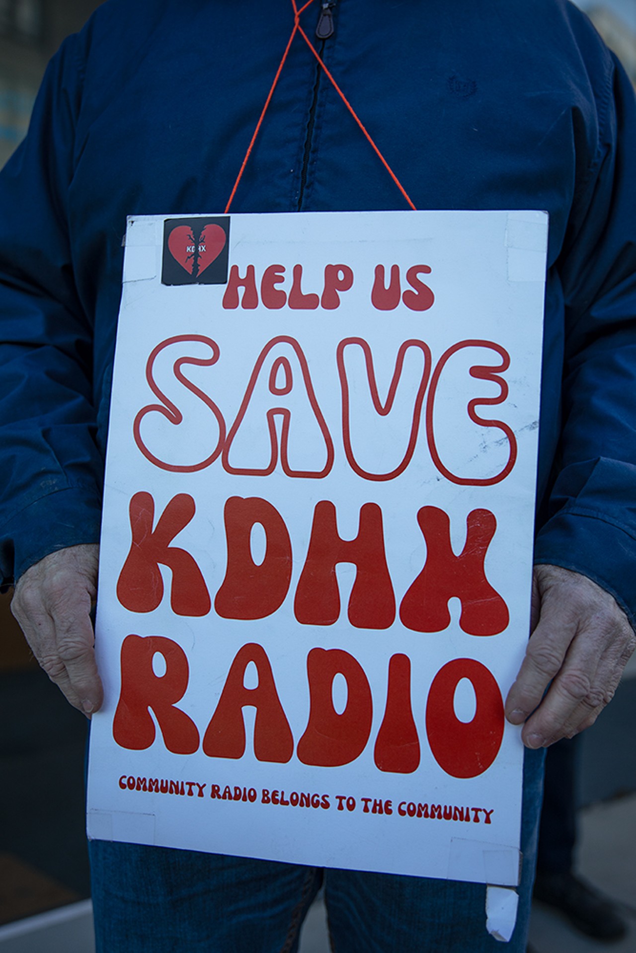Protest Rally Targets KDHX Leadership at Its Doorstep