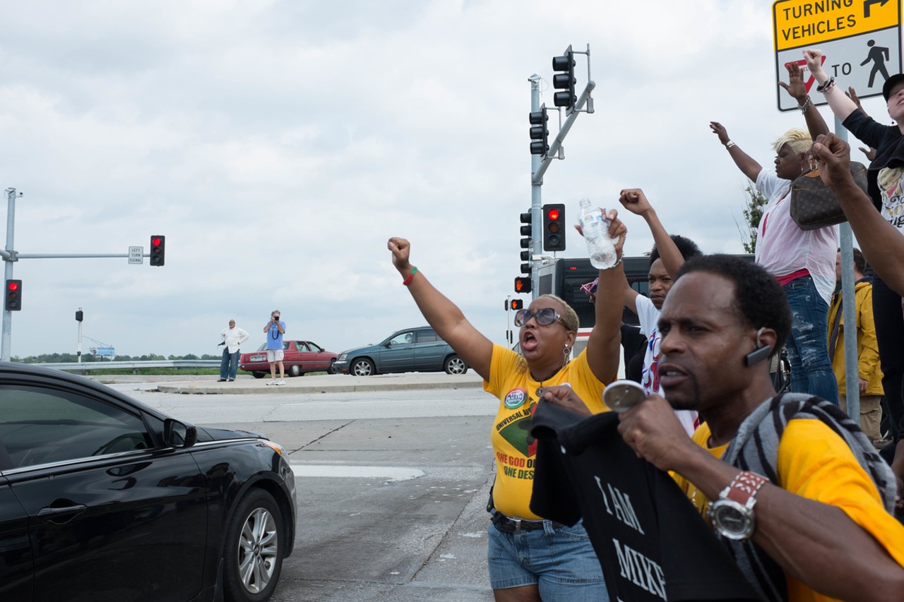 Protesters Attempt to Block I-70, Demand Justice for Michael Brown