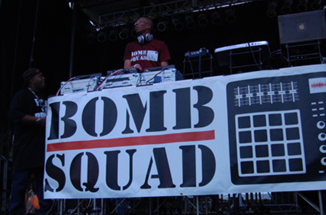 The Bomb Squad performed for about 30 minutes before Public Enemy took the stage Friday, July 18, 2008 at Pitchfork Music Festival.