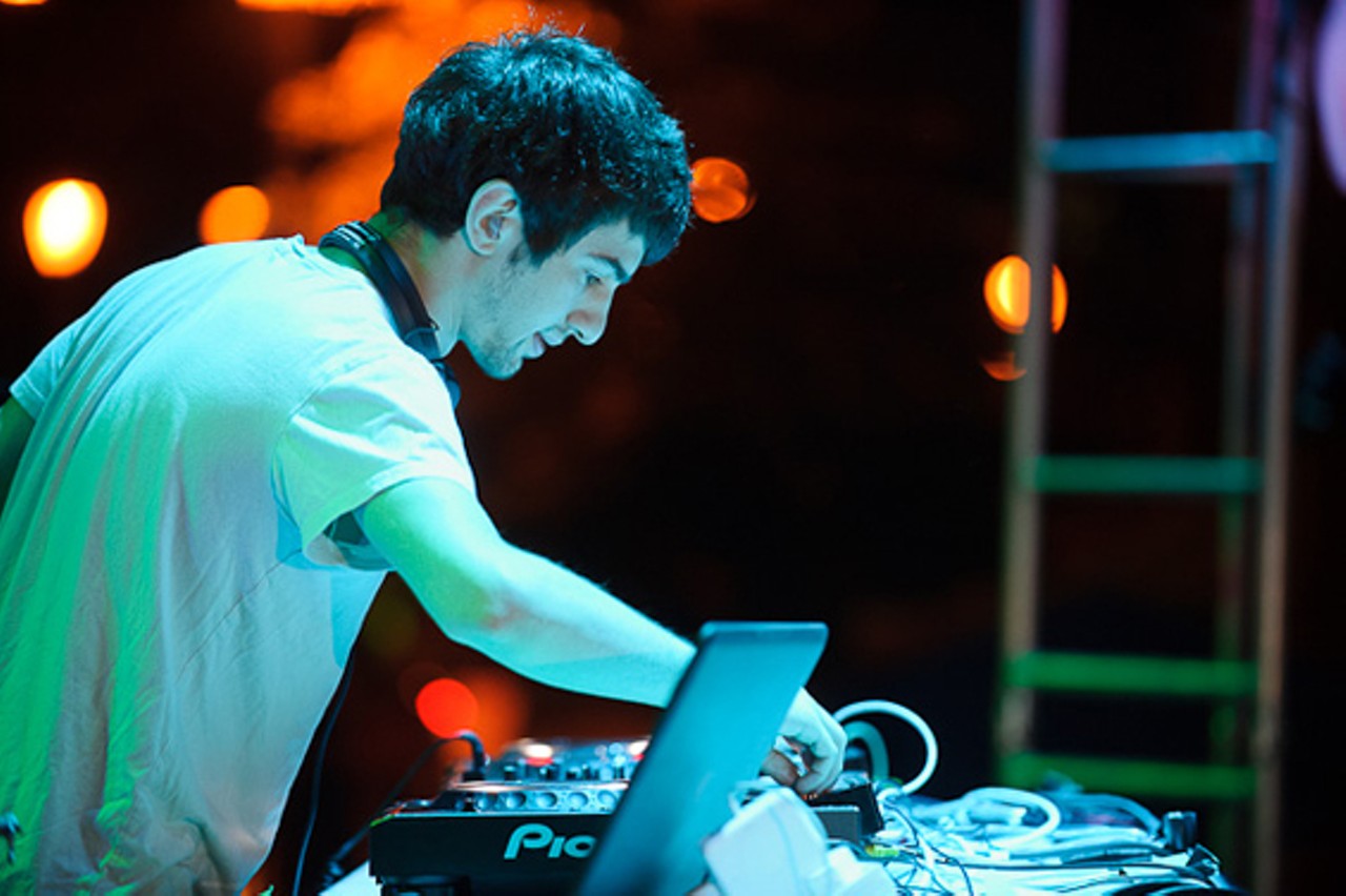 EDM producer Mat Zo performing at the first annual Pulse Festival in St. Louis on June 9, 2012.