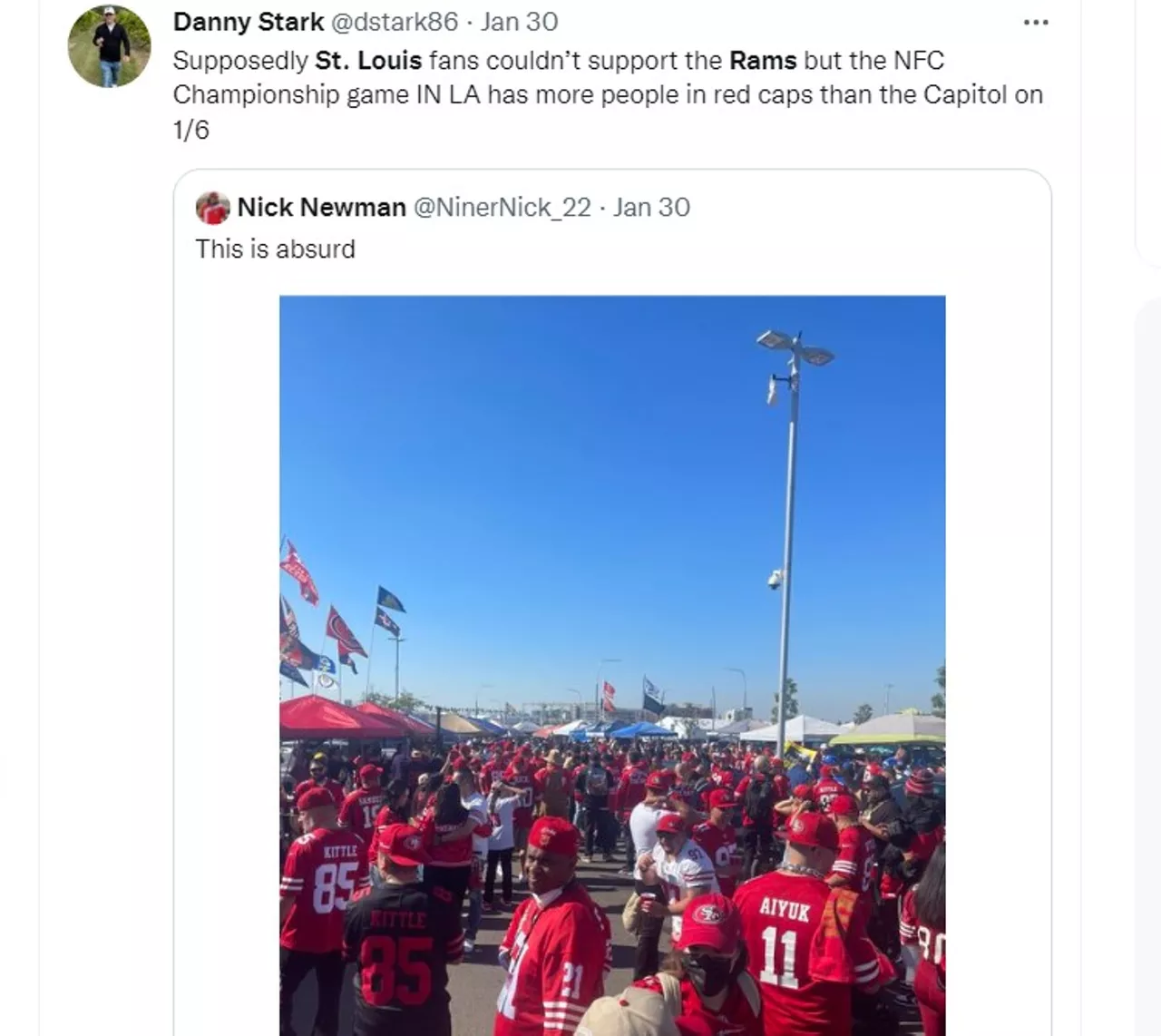 St. Louis Fans React to Los Angeles Rams' 28-0 Loss