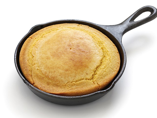 Cornbread is best in a cast-iron skillet.