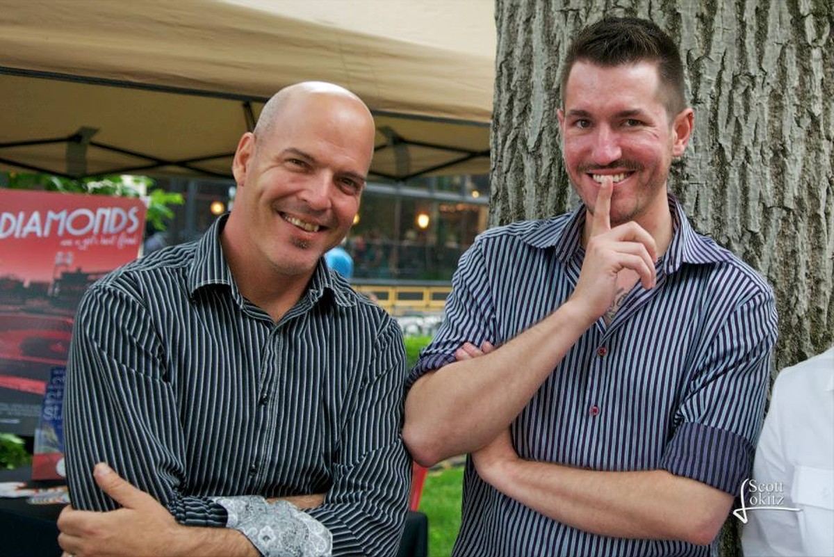 #Boom Magazine co-founders Colin Murphy, left, and Colin Lovett.
