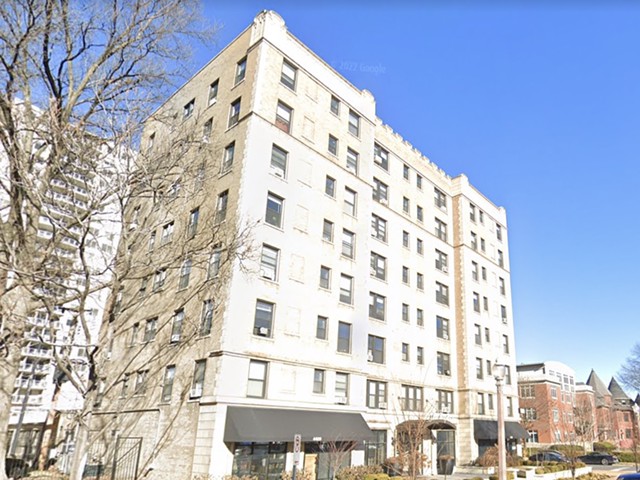 The Raphael Apartments located on West Pine Boulevard in the Central West End.