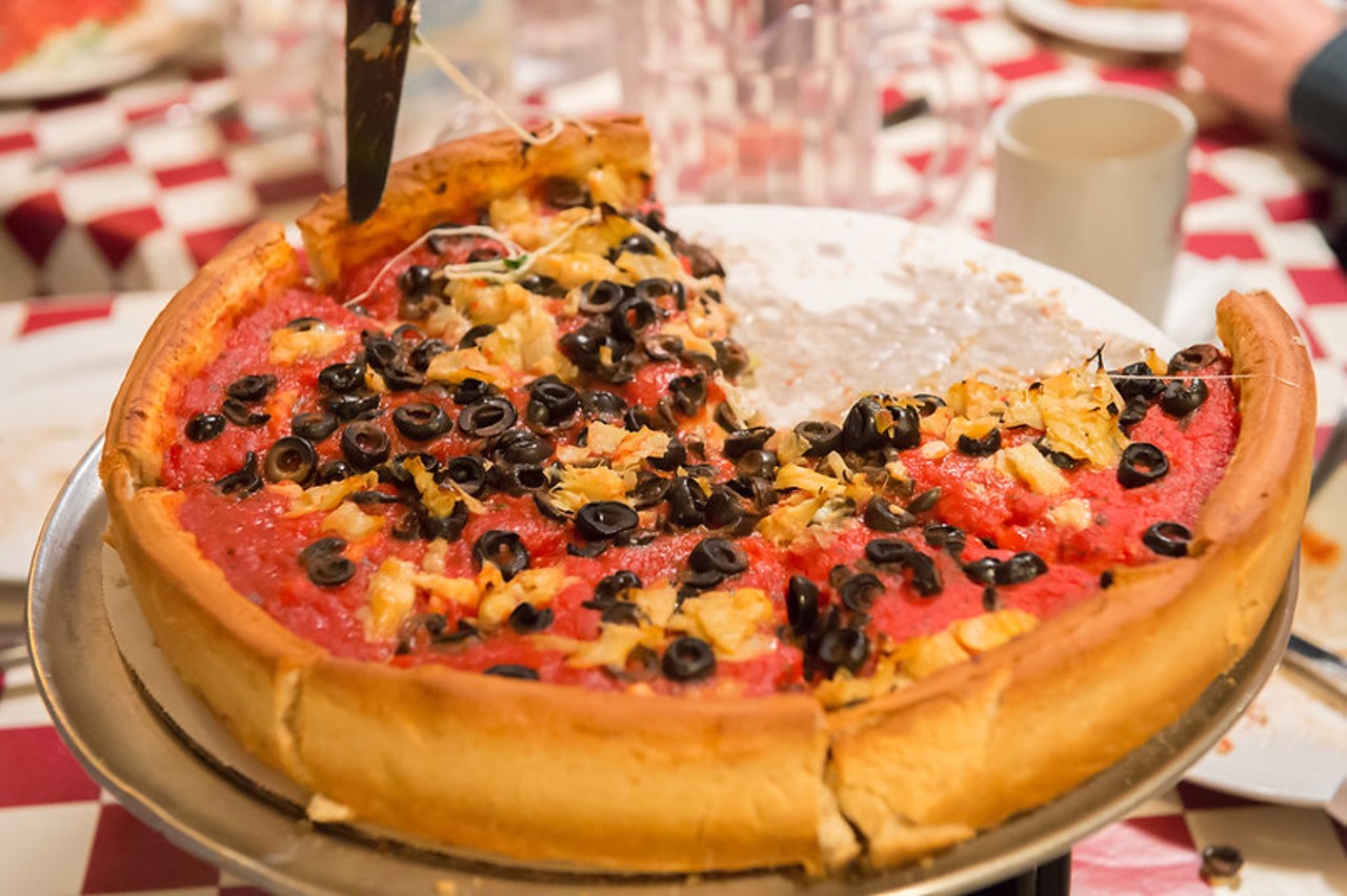 Giordano’s
Chicago pizza would be a real treat for people raised on Provel.