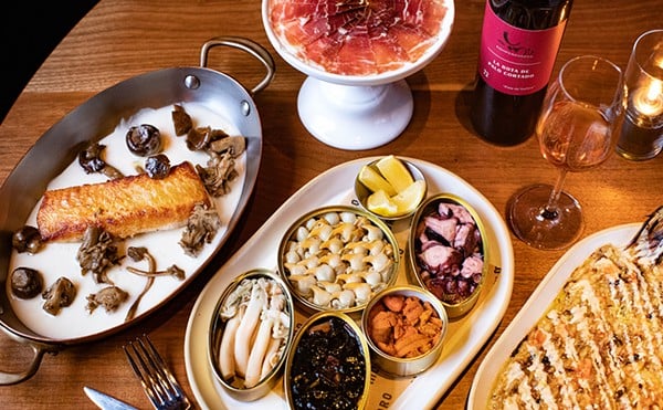 Bar Moro offers a window into Spanish dining culture with dishes like jamon Iberico, eggplant, tinned fish and sturgeon.