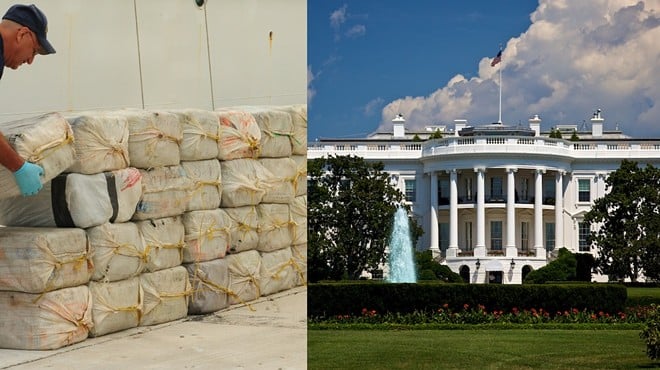 Cocaine (way less than this) was found at the White House this week.