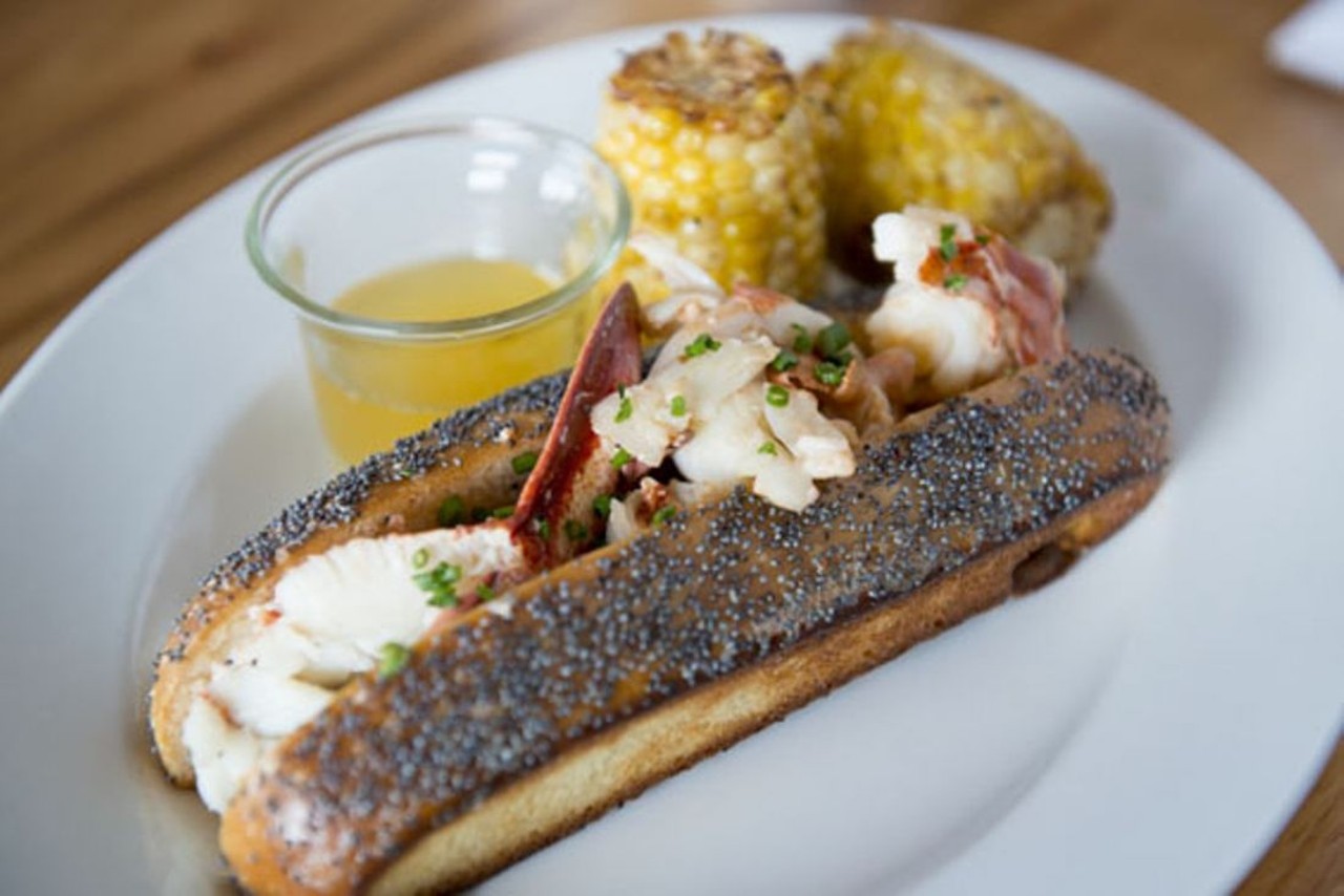 Three Flags Tavern
Signature brunch spot Three Flags Tavern is bringing French toast to the party on Saturday. Pictured: Three Flags Tavern's lobster roll. Photo by Corey Woodruff.
