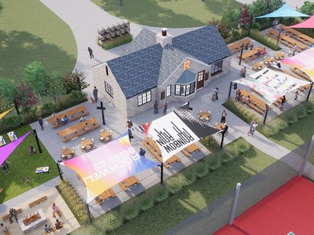 The new Rockwell Beer Garden will be a community gathering spot in St. Louis Hills' Francis Park