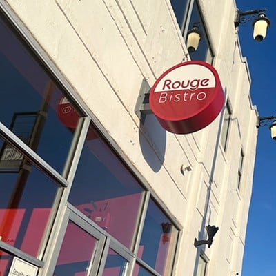 Rouge Bistro occupies the space that formerly housed the Olive Bar.