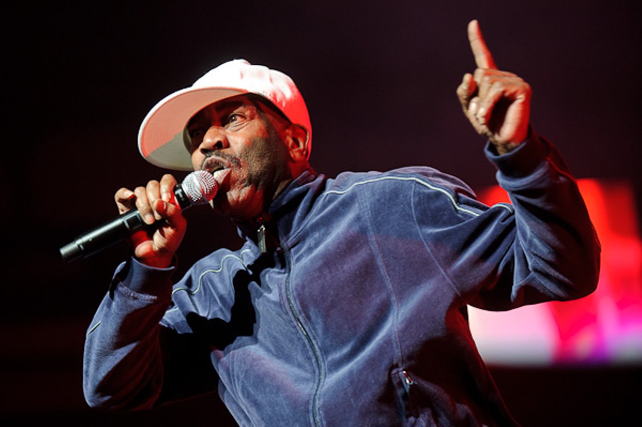 Kurtis Blow performing at the Chaifetz Arena.