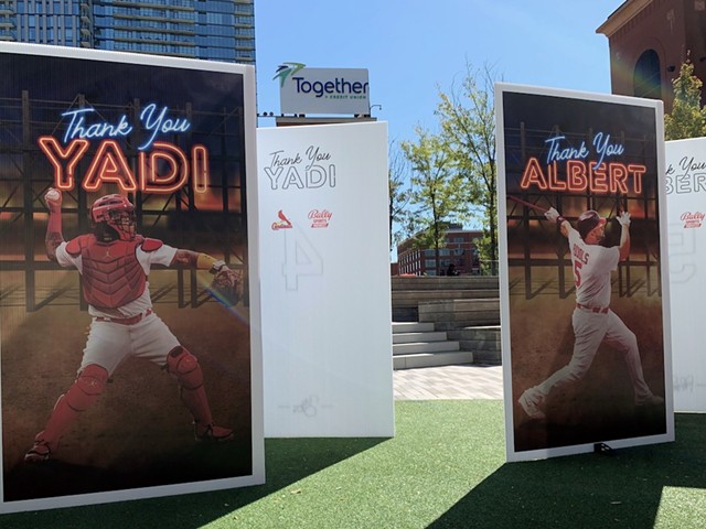 Say Thanks To Your Favorite St. Louis Cardinals in 7-Foot Cards