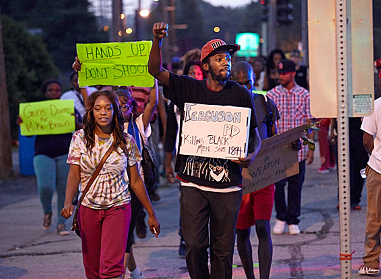Scenes from Ferguson as Week Two Begins