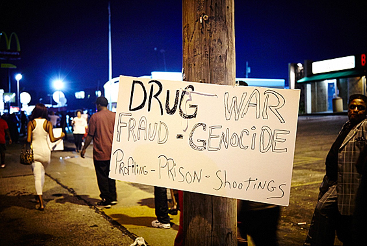Scenes from Ferguson as Week Two Begins
