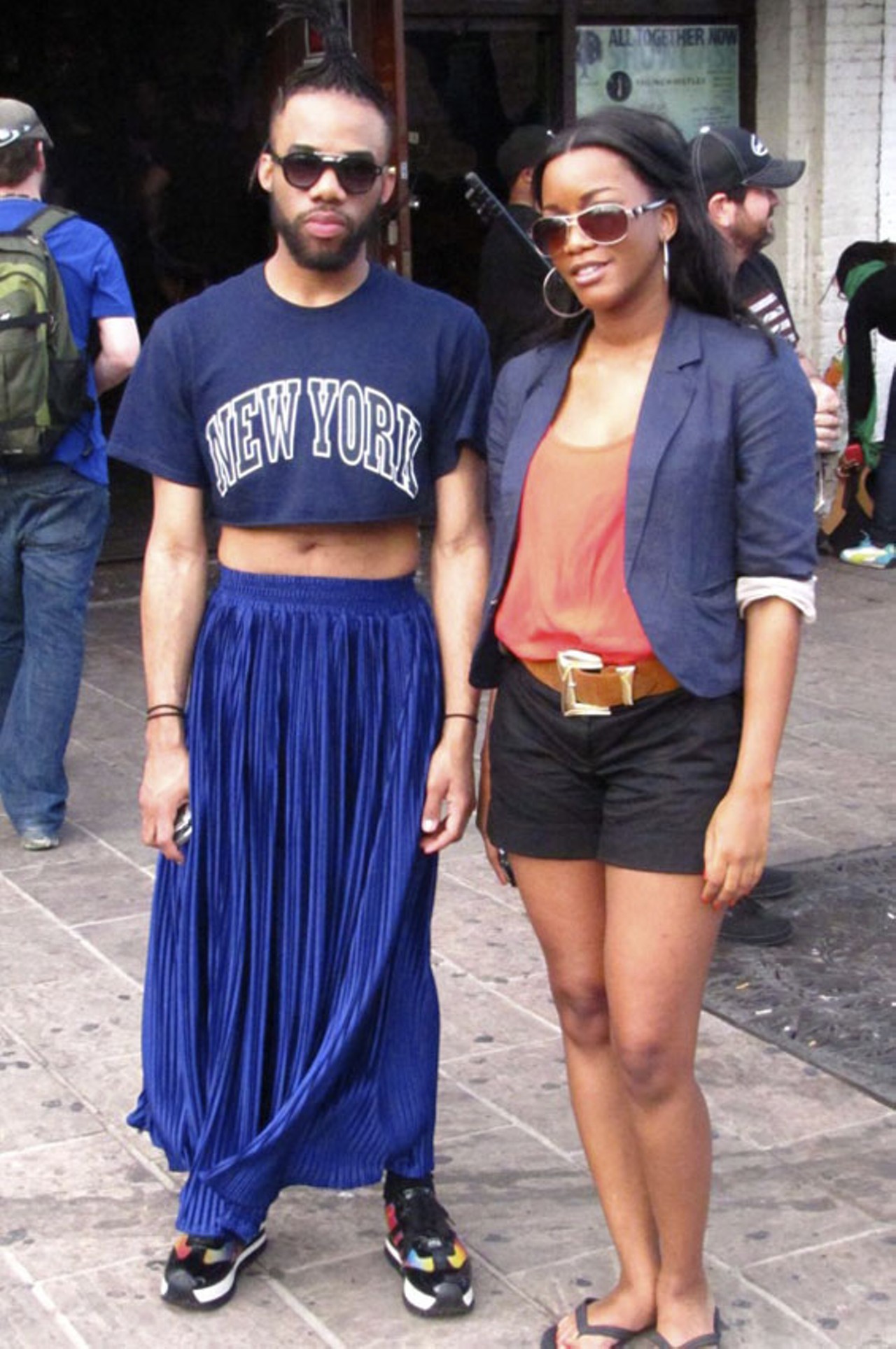 Just like these stylish two, hipsters can be seen far and wide at SXSW