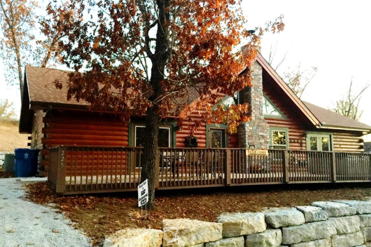 Upscale Wood Cabin with Private Hot Tub in the Ozarks, Missouri
Ridgedale, Missouri
1 unit, 10 guest capacity, 2 nights minimum stay
"Instagram-worthy" aren't words we usually would use to describe a cabin, but in this case we're willing to make an exception. We're talking three king-size beds, two bunk beds, four bathrooms, a fully equipped kitchen ... needless to say, you can bring the whole gang here (well, up to 10 people). Just wait until you see the inside...