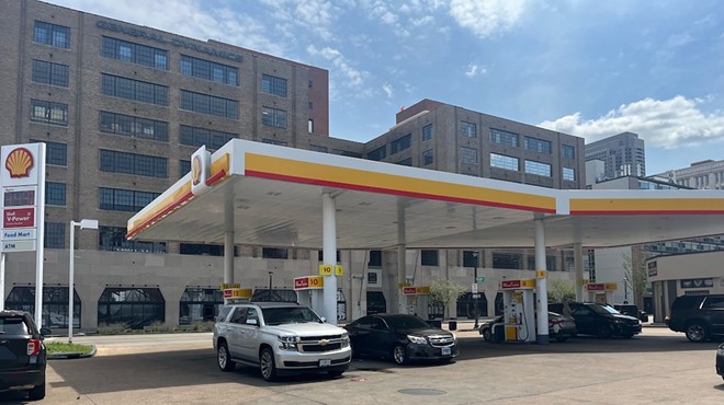 The Shell station christened "Murder Shell" for all the violence that has taken place there sits on the edge of downtown St. Louis.
