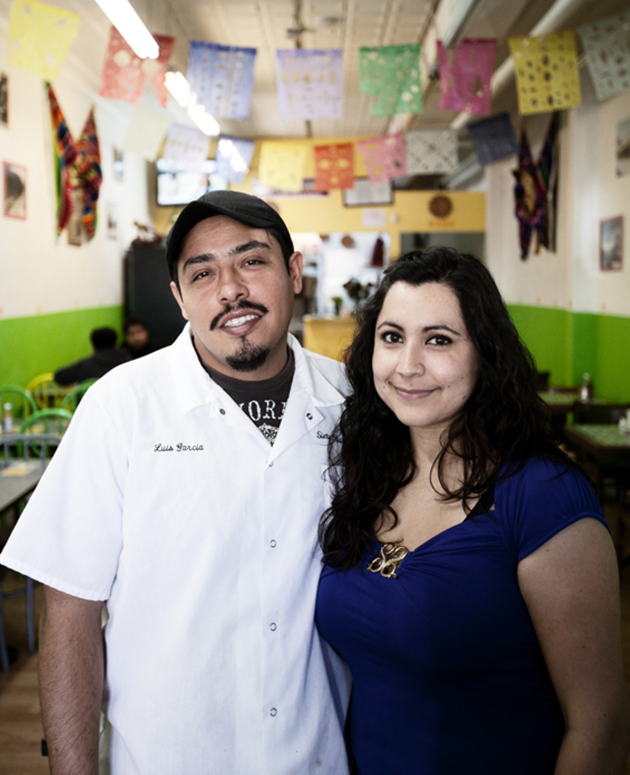 Executive chef and owner, Luis Garcia opened the restaurant with his brother and partnered a couple of months ago. Luis' wife, Chrystal Garcia, is the restaurant's general manager.