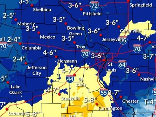 Heavy Snow Is Coming to St. Louis Again This Week