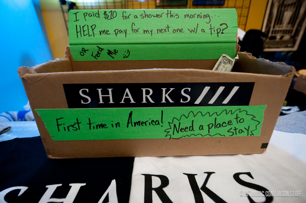 Apparently Sharks needed shower money.