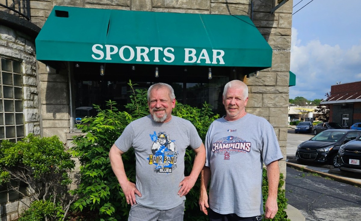 South City Sports Bar founders Chuck Powers, left, and Randy Heisner.