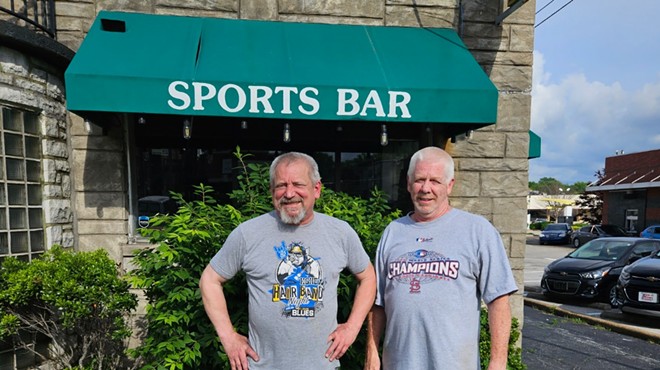 South City Sports Bar founders Chuck Powers, left, and Randy Heisner.